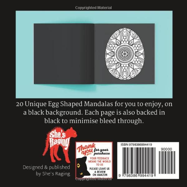 The Best Little Easter Mandala Travel Colouring Book for Adults - Image 2