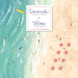 Spanish English Bilingual Guestbook for Visitors - Beach