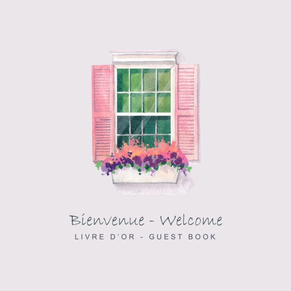 French English Bilingual Guestbook for Visitors – French Window