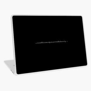 a cashless society is a controlled society laptop -sleevelaptop-skin