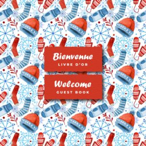 bilingual french english visitors guest bookwoollen hats